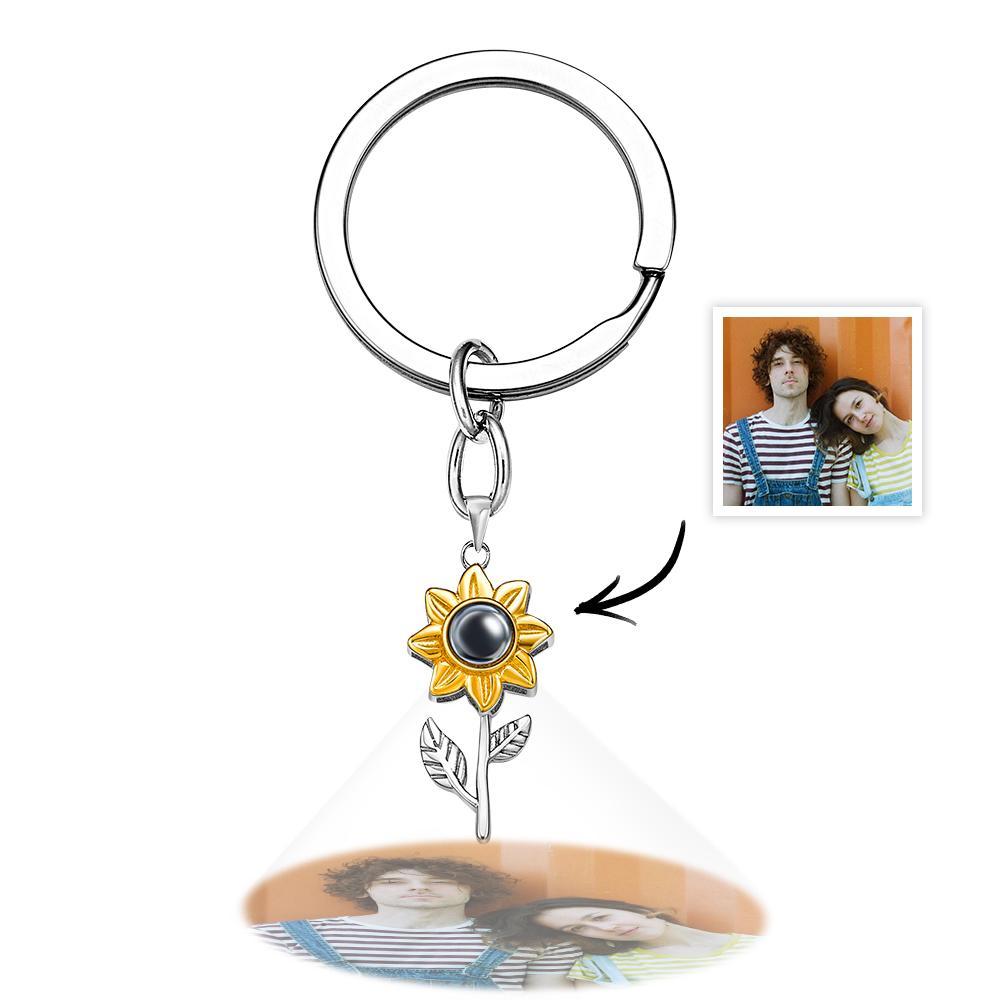 Custom Photo Projection Keychain for Women Keychain with Photo inside  Hidden Photo Keychain Pet Memorial Gift - soufeelau