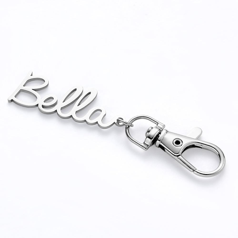 Custom Name Keychain Thoughtful Keepsake for Remembering Loved Ones Wire Name Keychain Perfect Gifts for Anyone - soufeelau
