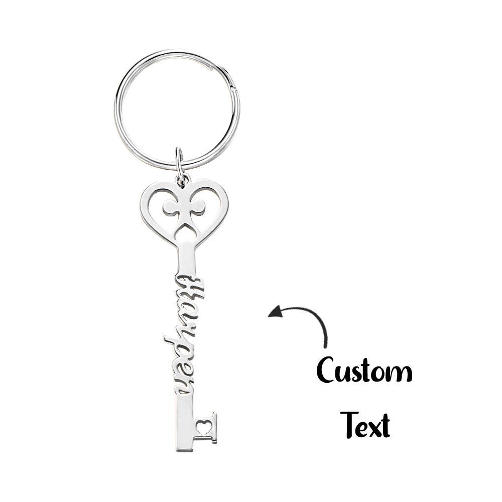 Custom Engraved Keychain Name Keychain Key Jewelry Gift for Men Women - soufeelau