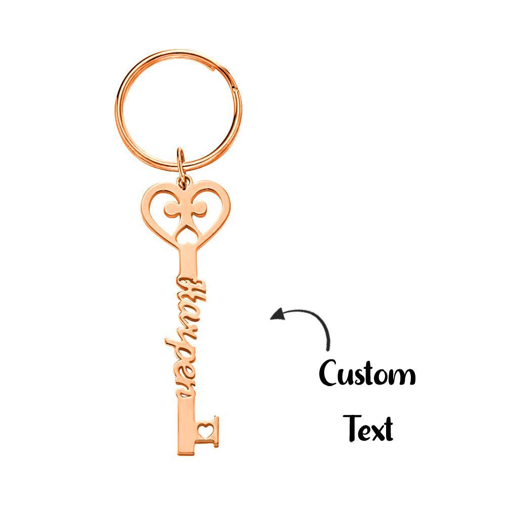 Custom Engraved Keychain Name Keychain Key Jewelry Gift for Men Women - soufeelau