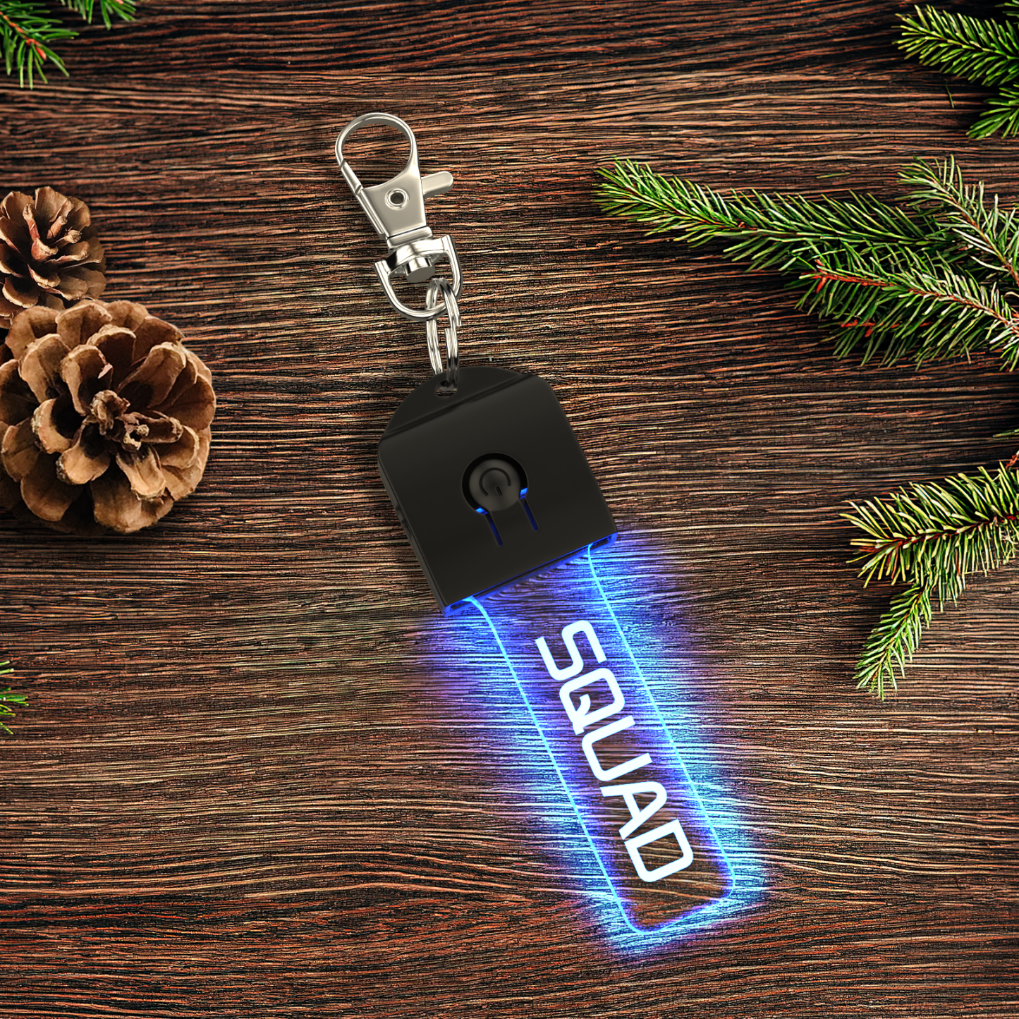 Custom Engraved LED Light Keychain can Change a Variety of Colors