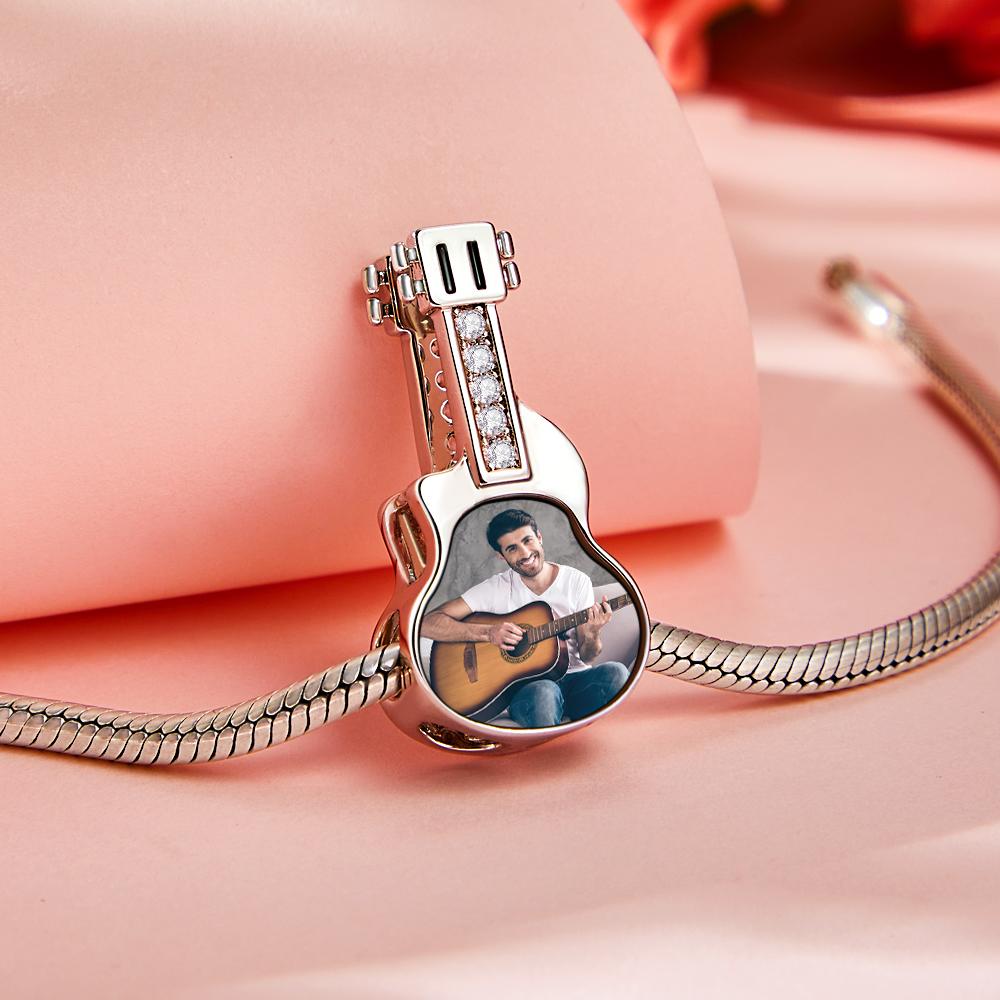 Guitar Photo Charm Creative Music Charm - soufeelau