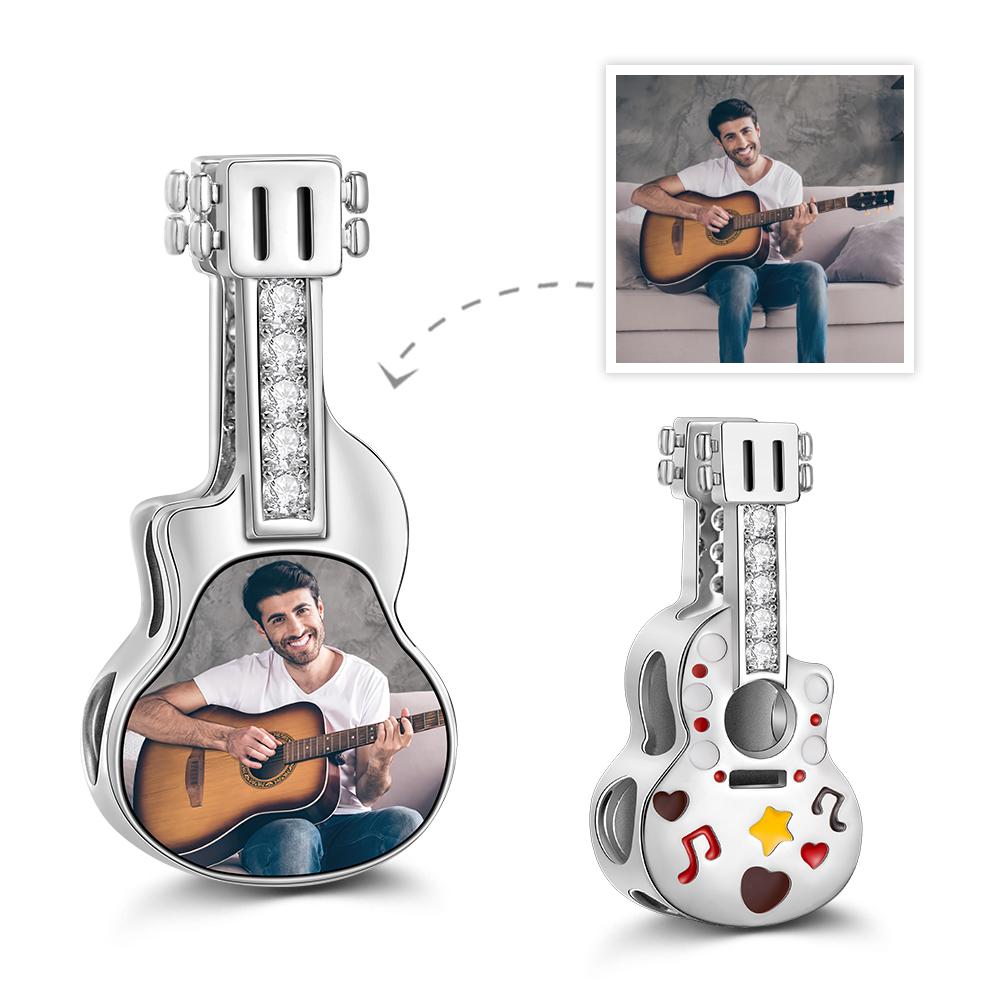 Guitar Photo Charm Creative Music Charm - soufeelau
