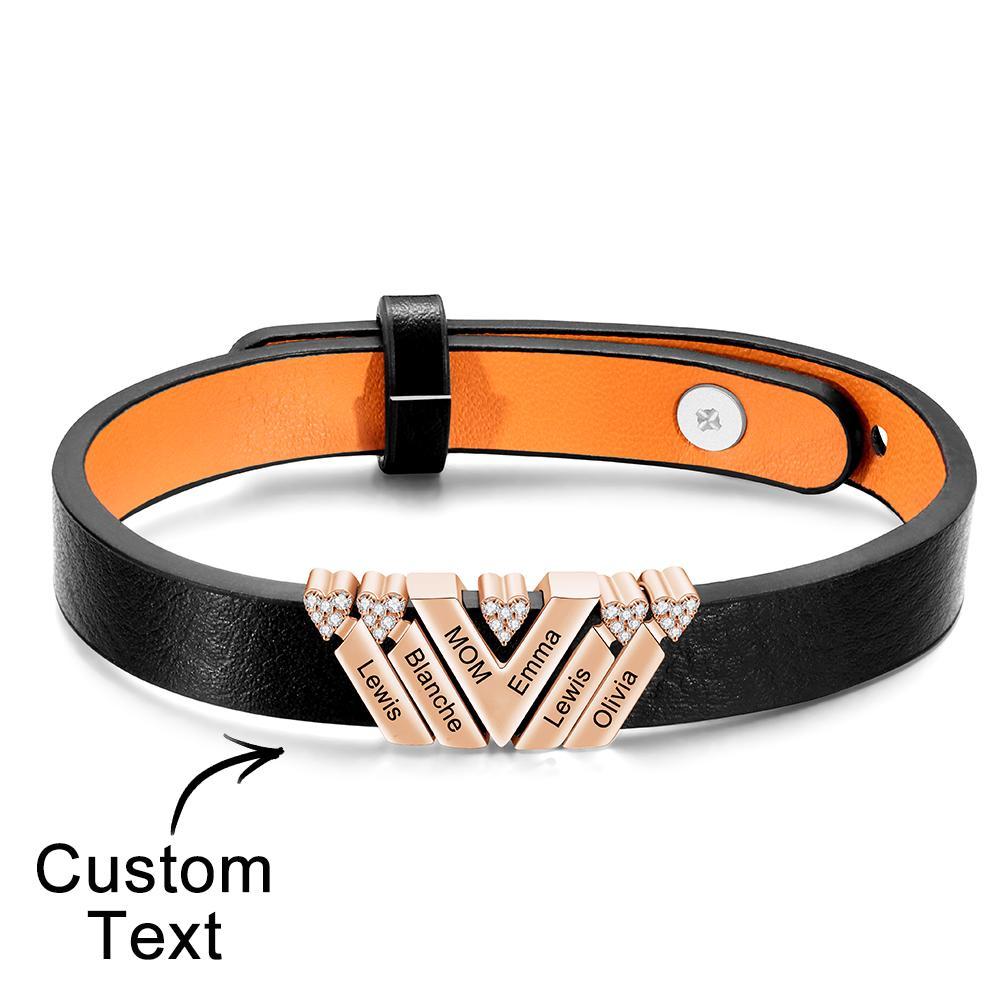 Custom Engraved Bracelet Simple Fashion Advanced Gifts - soufeelau