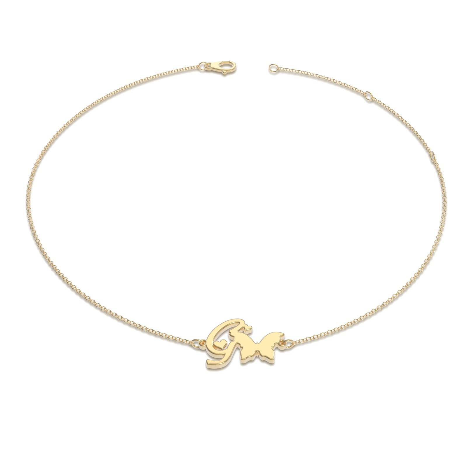 Custom Bracelet Female Bracelet Gift, Personalized Bracelet With A Butterfly - soufeelau