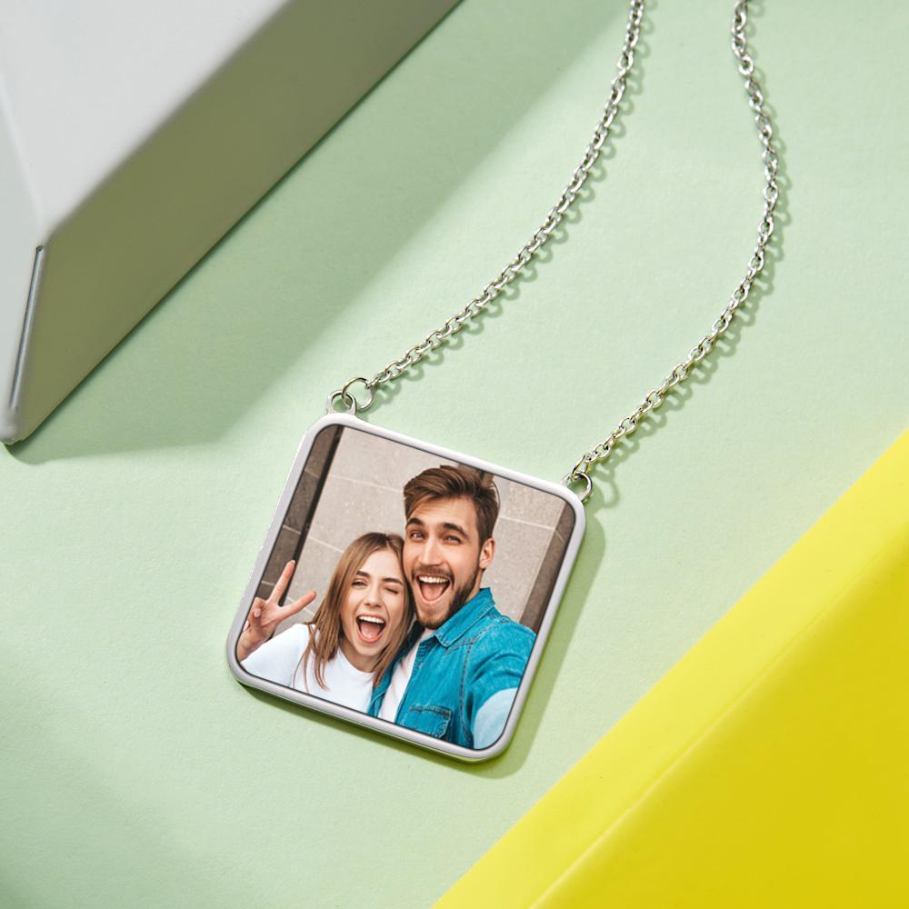 Custom Photo Rectangles to Custom Your Photo and Her Gift to Her