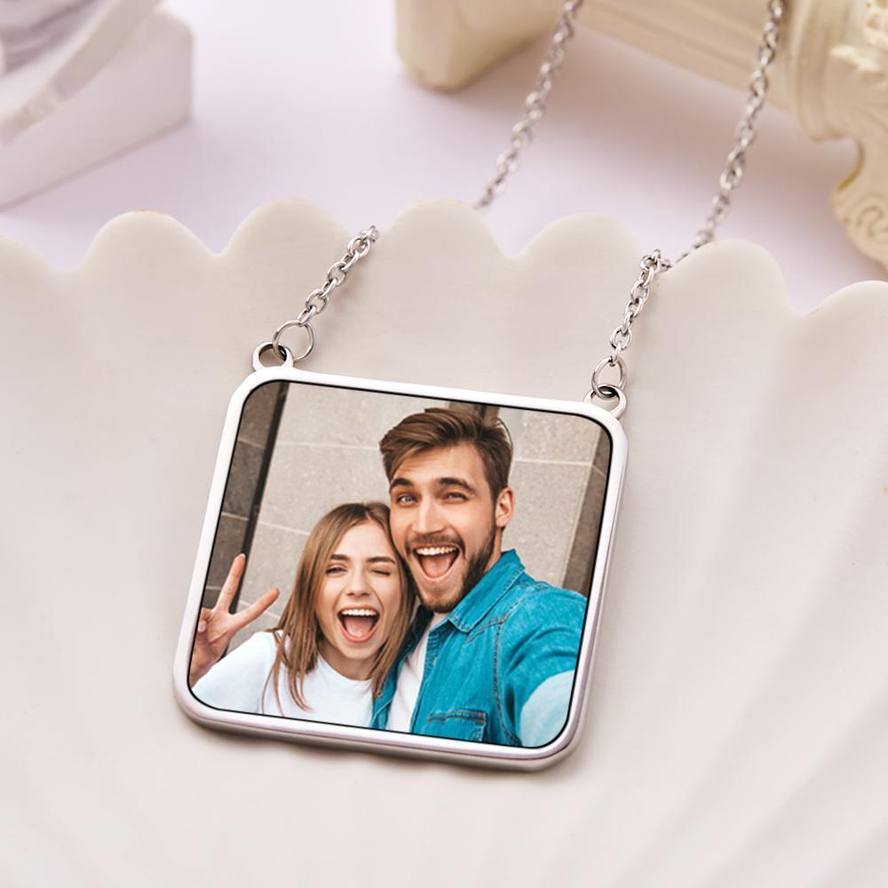 Custom Photo Rectangles to Custom Your Photo and Her Gift to Her