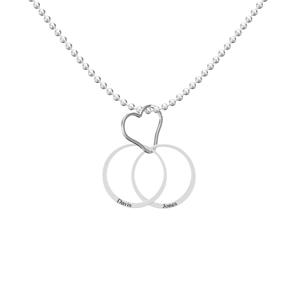 Custom Engraved Necklace Mother's Day Necklace Gift Personalized Necklace for Mom - soufeelau