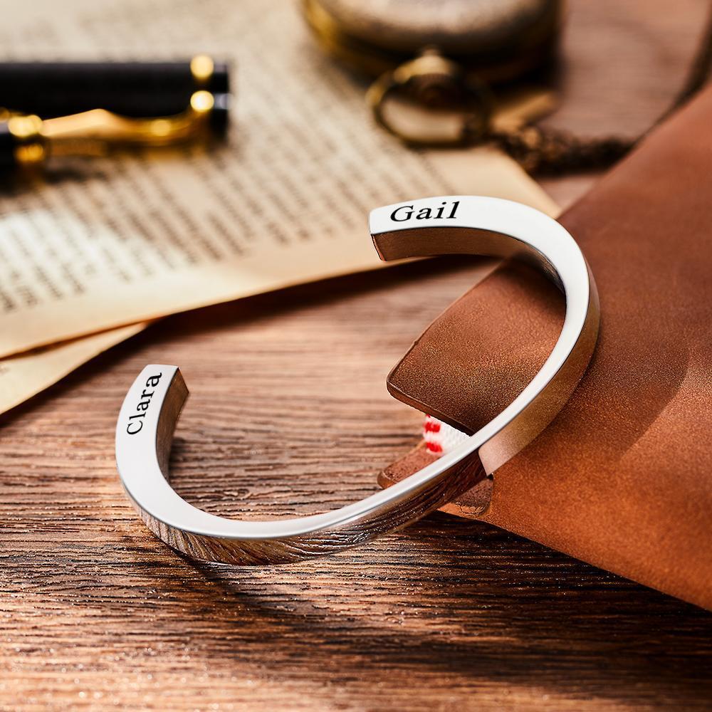 Custom Engraved Bracelet Urn Bracelet As A Souvenir Silver