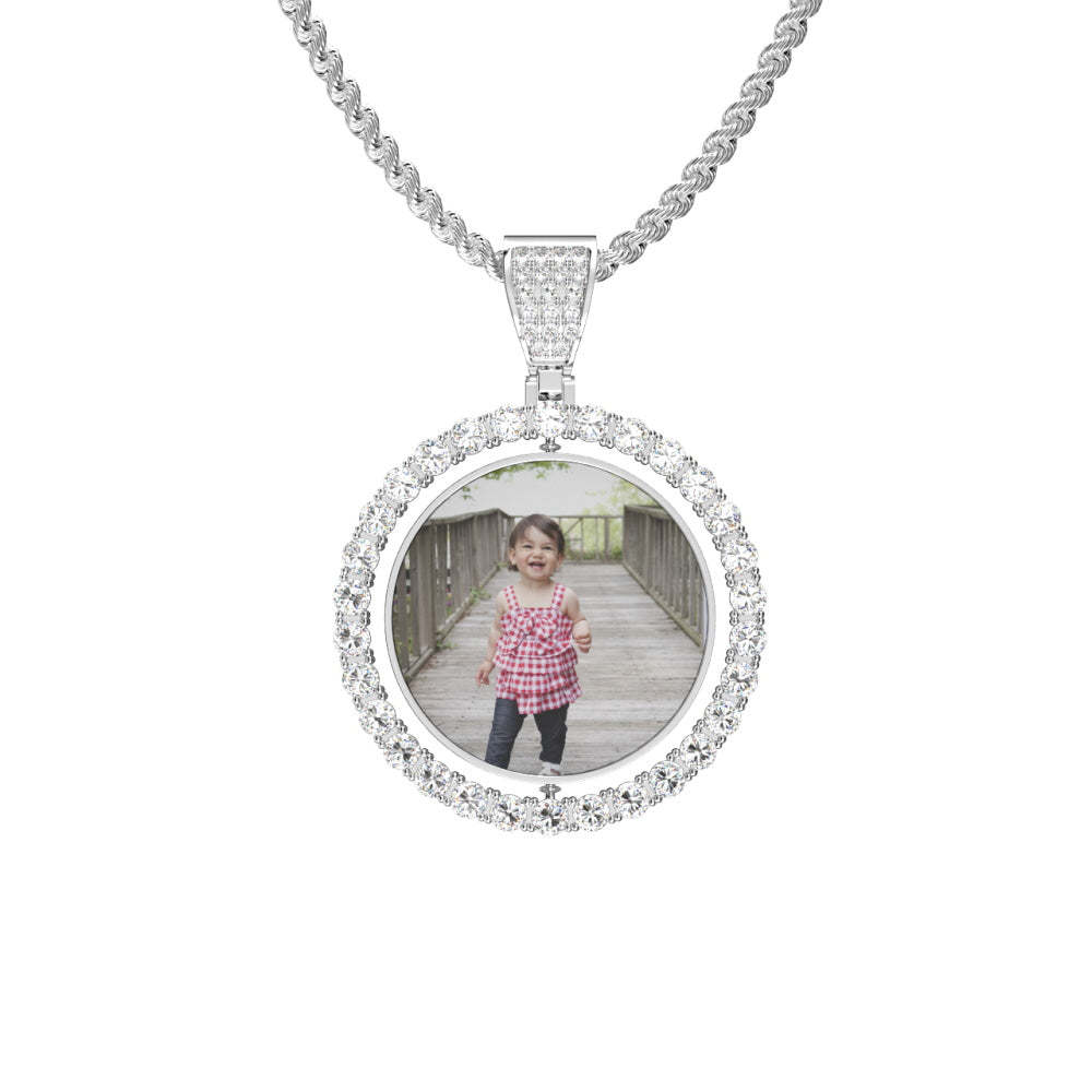 Mothers Day Photo Necklace Gift Personalized Necklace for Mom - soufeelau