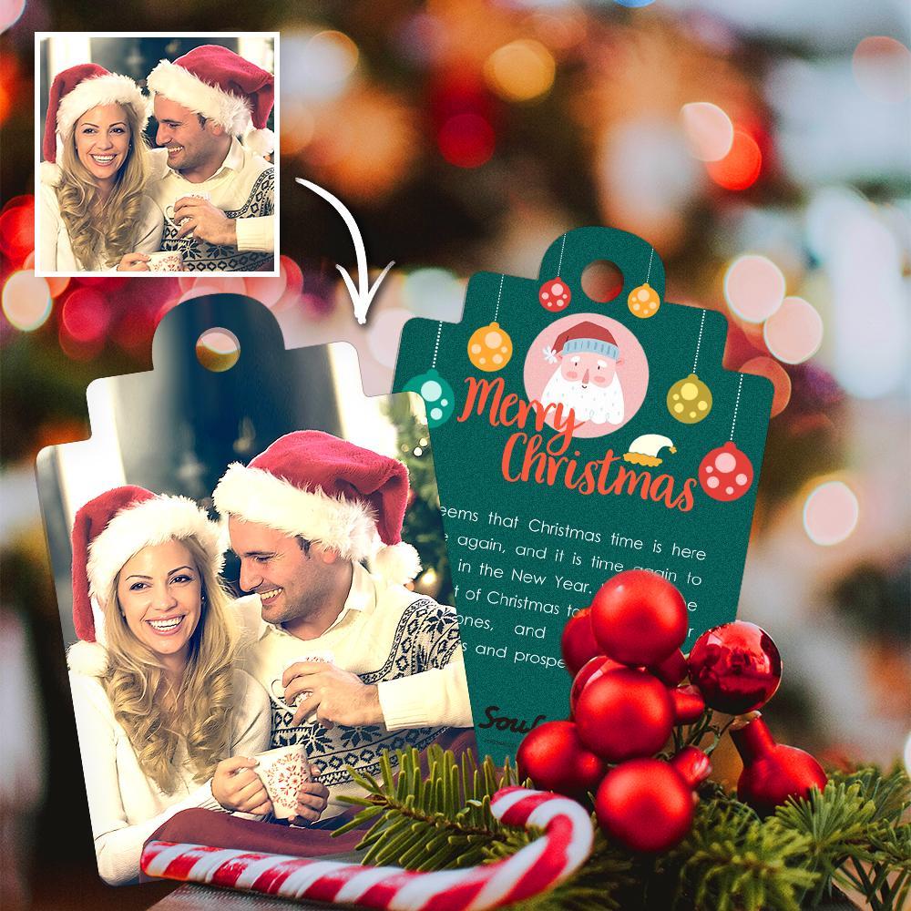 Christmas Day Custom Gift Card Photo Card for Couple's Gifts