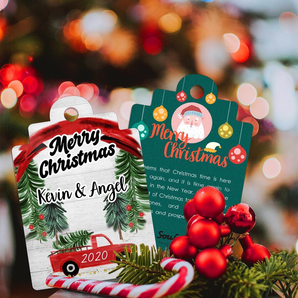 Custom Gift Card Photo Card for Merry Christmas