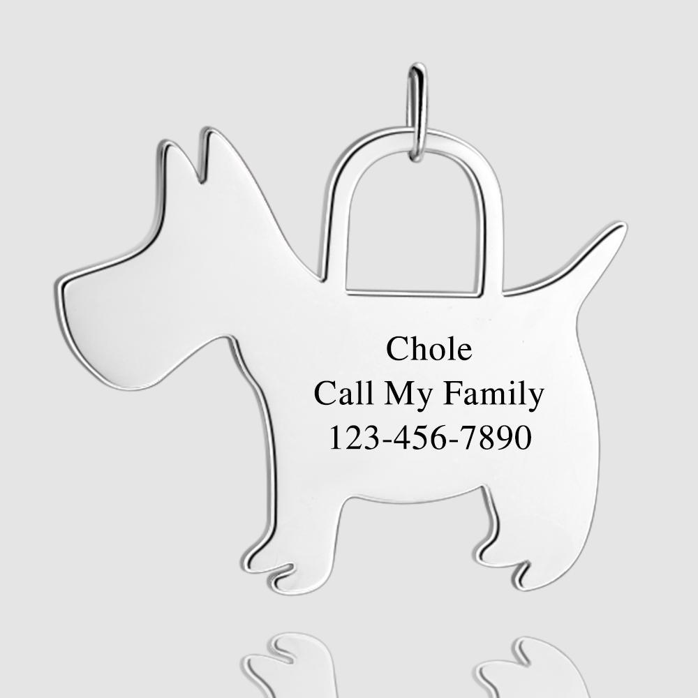 Engraved Dog Tag