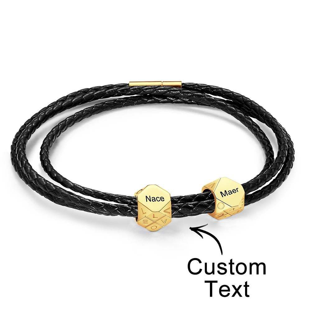 Custom Engraved Bracelet Simple and Versatile Gift for Her - soufeelau