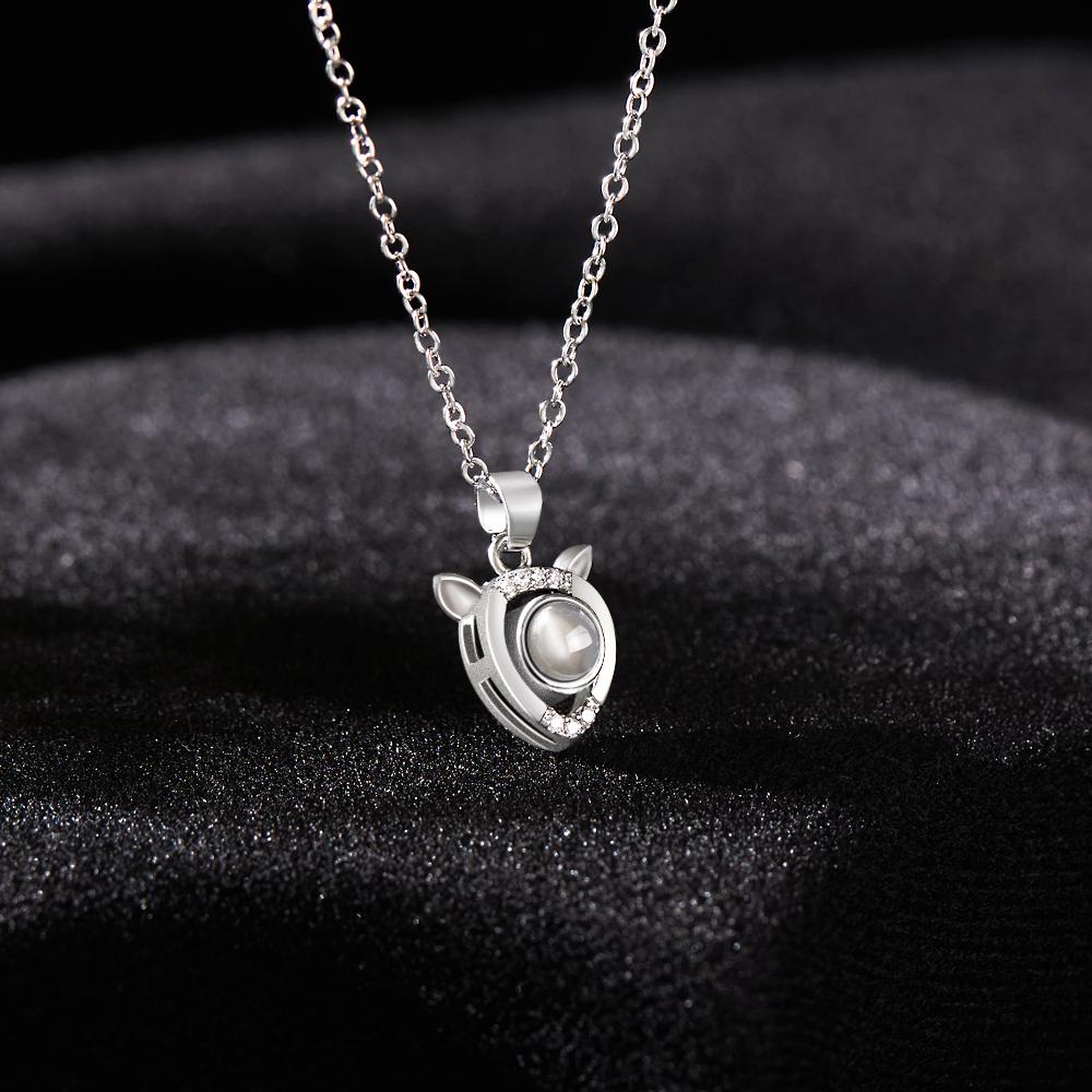 Custom Projection Necklace Custom Photo Unique Gifts - soufeelau