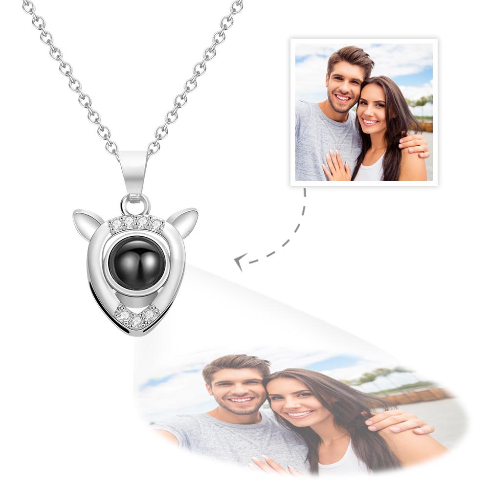 Custom Projection Necklace Custom Photo Unique Gifts - soufeelau