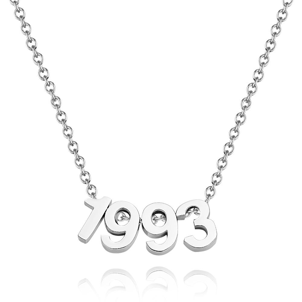 Number Necklace Special Date or Team Number Gift for Sports Team Mother's Day and All Occasions - soufeelau