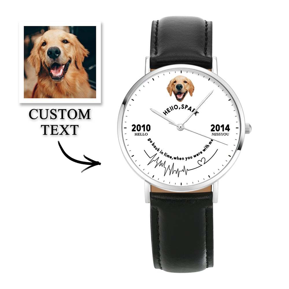 Custom Backward Watch Back In Time Watch Pet Memorial Watch