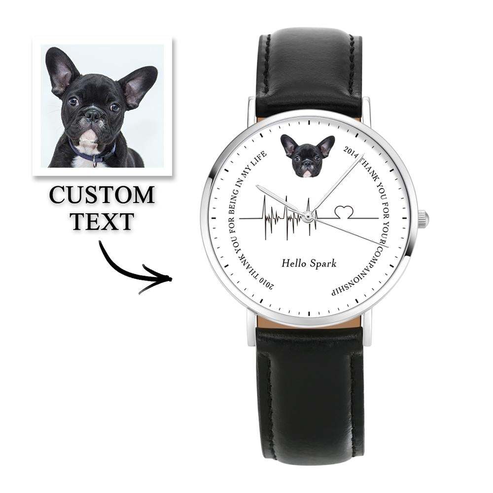 Custom Backward Watch Back In Time Watch Pet Memorial Watch Gift for Pet Lover