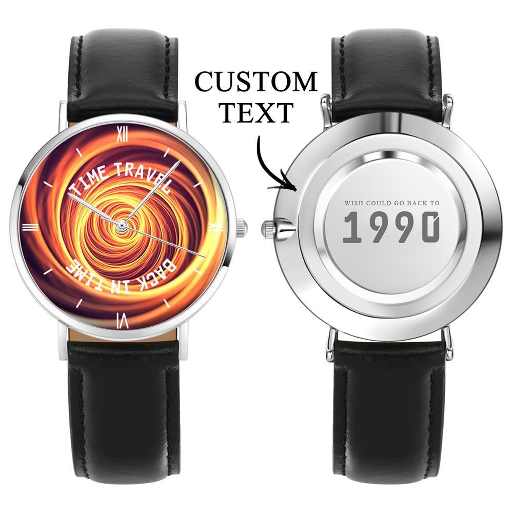 Custom Backward Watch Back In Time Watch - Time Travel