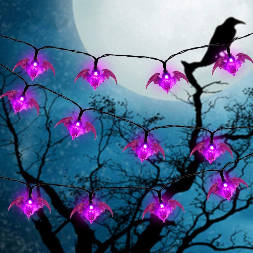 Halloween Decorative String Lights with 30 Lights for Halloween Theme Party Indoor Outdoor Decorations - soufeelau