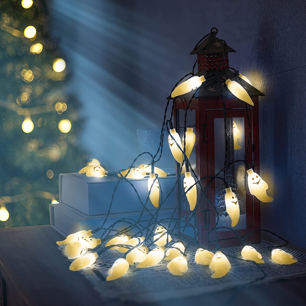 3 Lighting Colors Halloween Decorative String Lights for Halloween Theme Party Indoor Outdoor Decorations - soufeelau