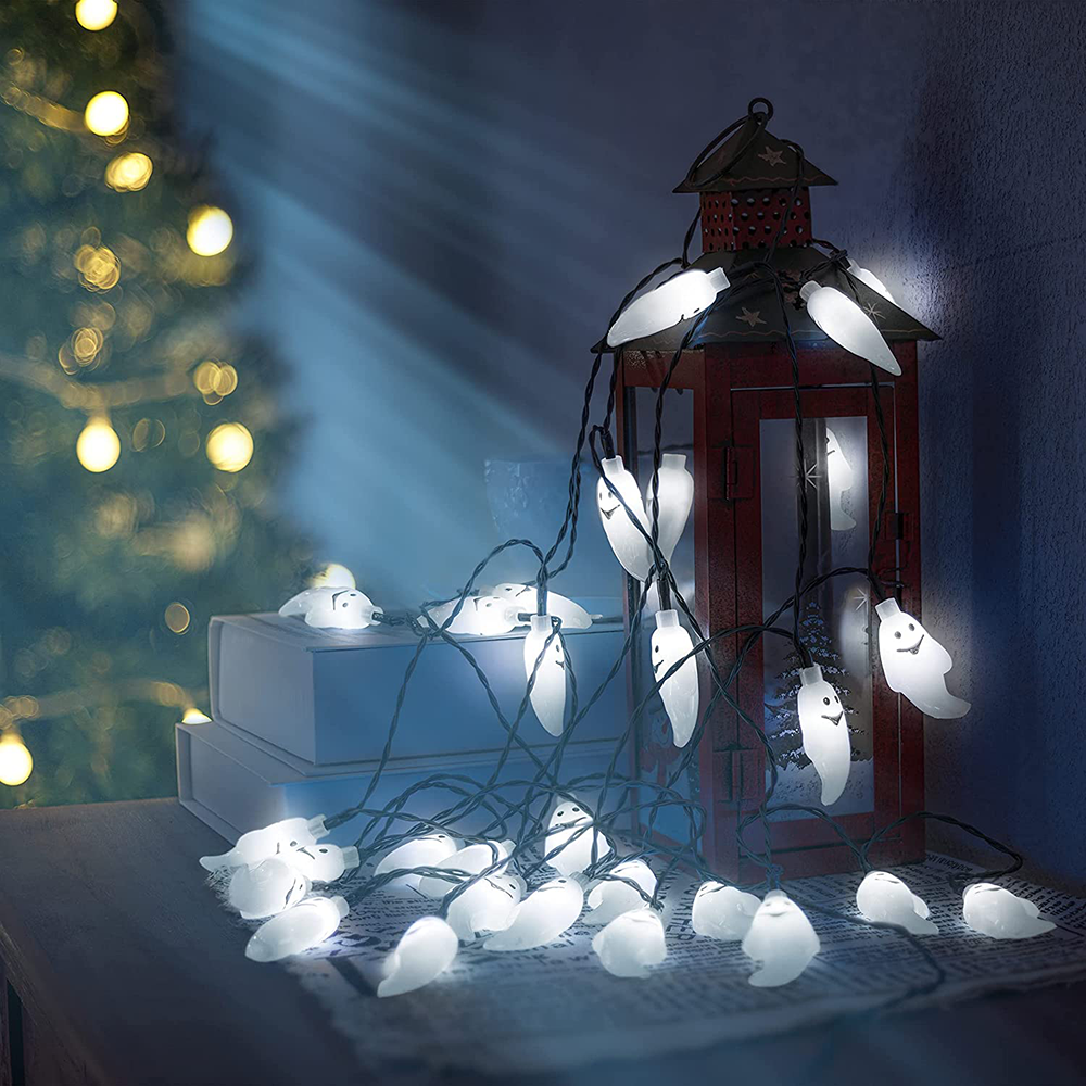 3 Lighting Colors Halloween Decorative String Lights for Halloween Theme Party Indoor Outdoor Decorations - soufeelau