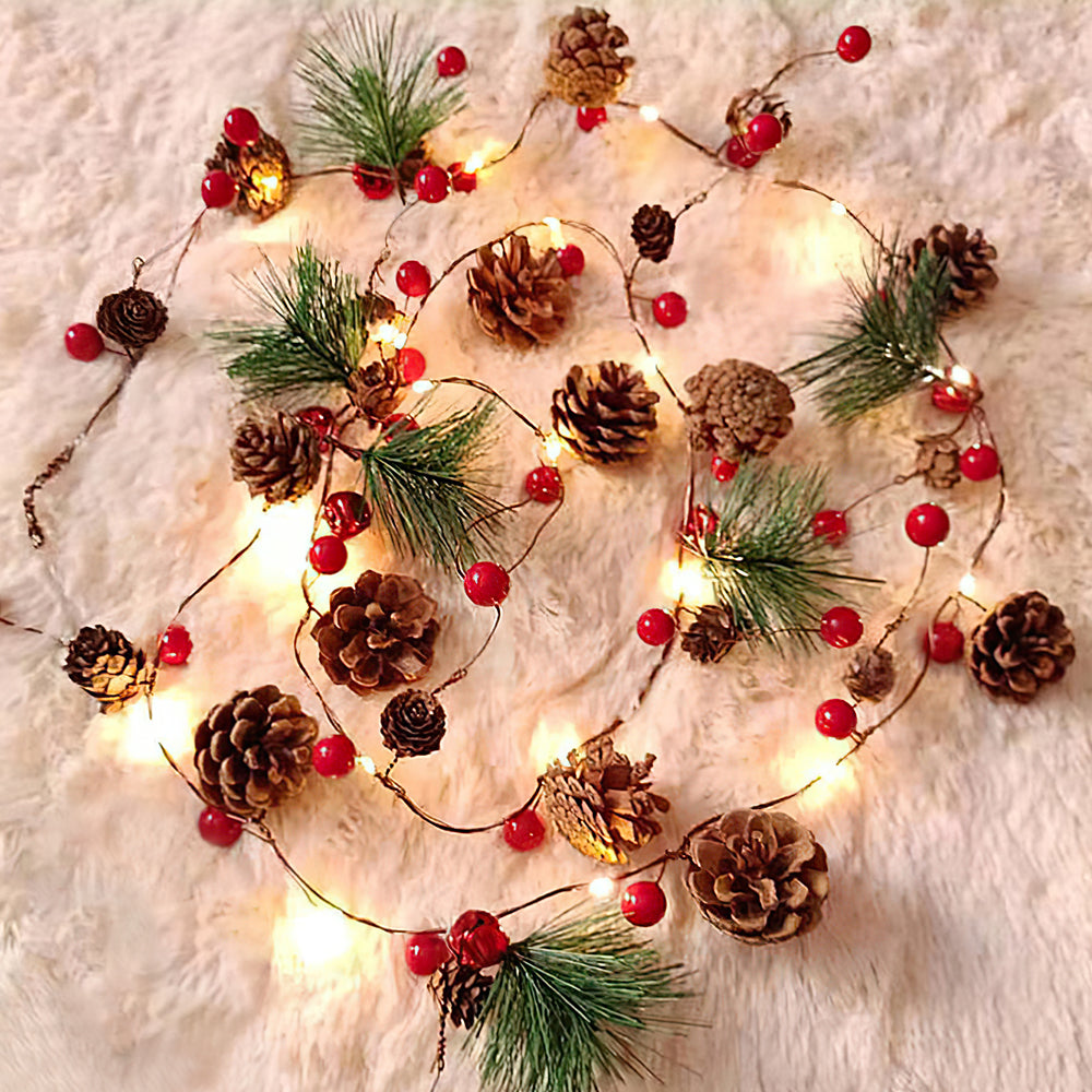Christmas Decoration String Lights with Battery Operated or USB Powered Christmas Hanging Ornaments for Indoor Outdoor Holiday Christmas New Year Party Decorations - soufeelau