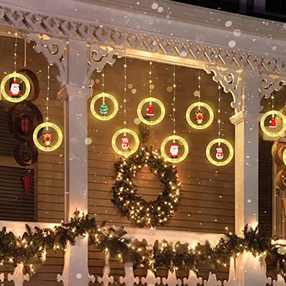 Christmas Decoration String Lights with Battery Operated or USB Powered Christmas Hanging Ornaments for Indoor Outdoor Holiday Christmas New Year Party Decorations - soufeelau