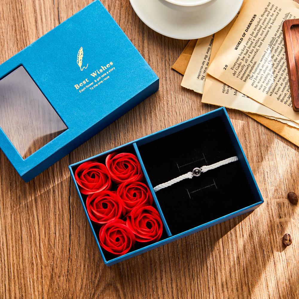 Forever Rose Gift Box Blue - soufeelau