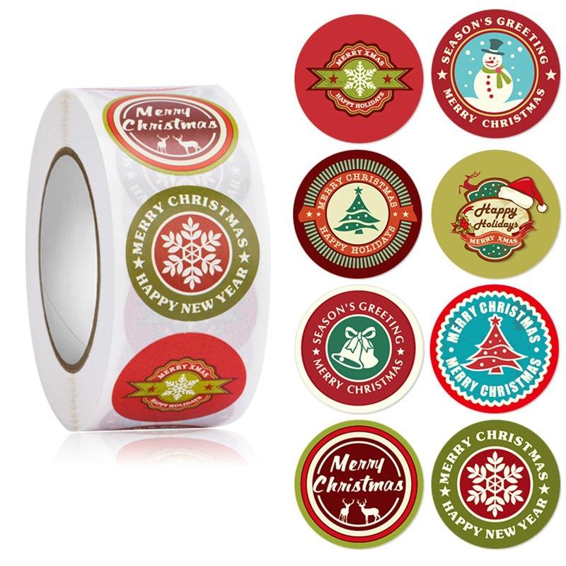 Christmas Stickers Christmas Gift Labels Or Tags Exquisite And Beautiful Stickers - soufeelau