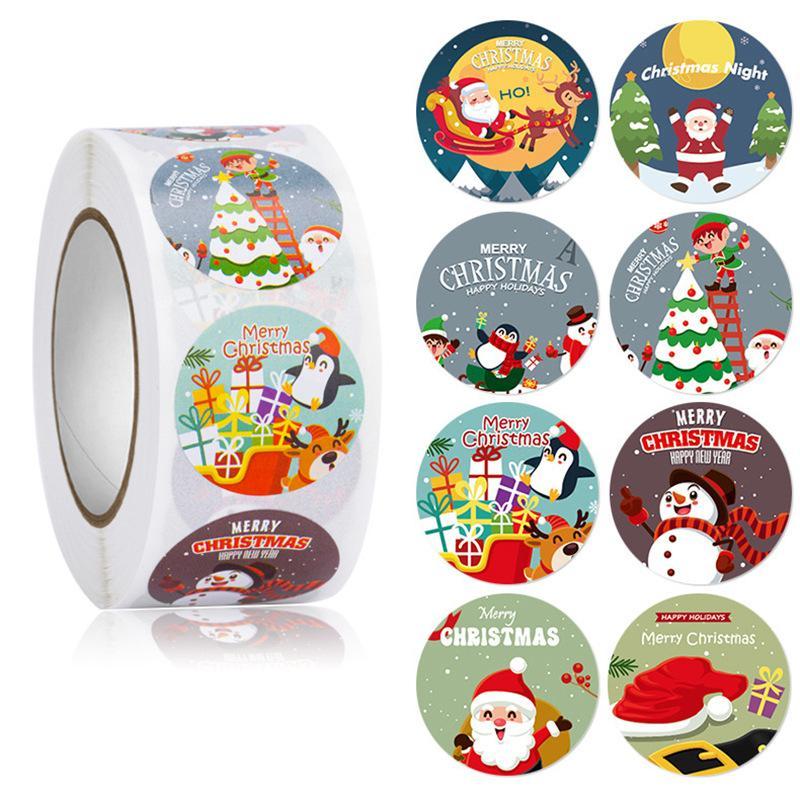 Christmas Stickers Christmas Gift Labels Or Tags Exquisite And Beautiful Stickers - soufeelau