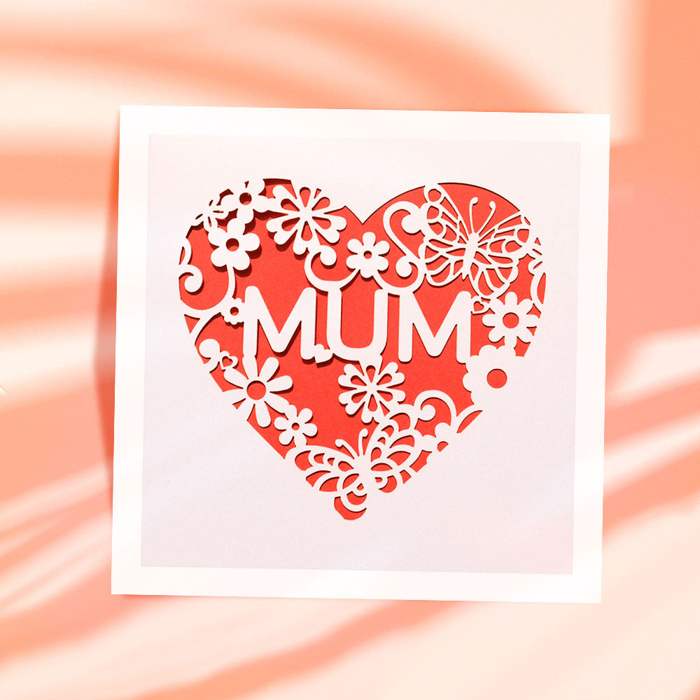 Mother's Day Card Mum 3D Pop Up Greeting Card - soufeelau