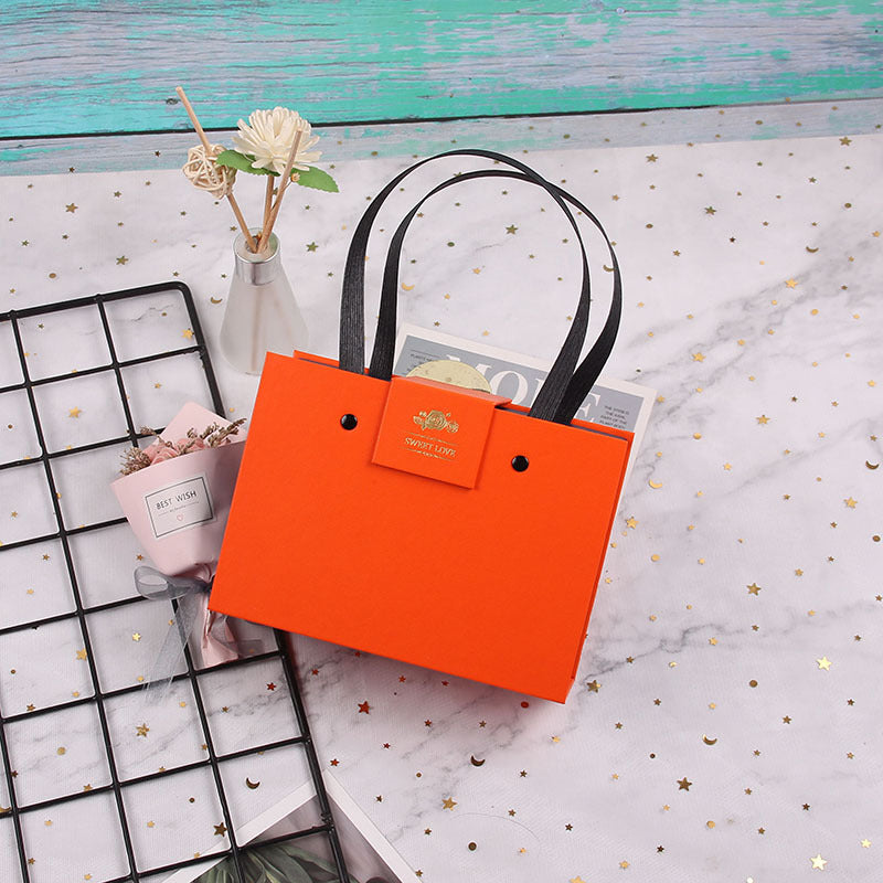 Rectangle Shaped Presentation Gift Box Flip hand box Simple and Beautiful Gift Box - soufeelau