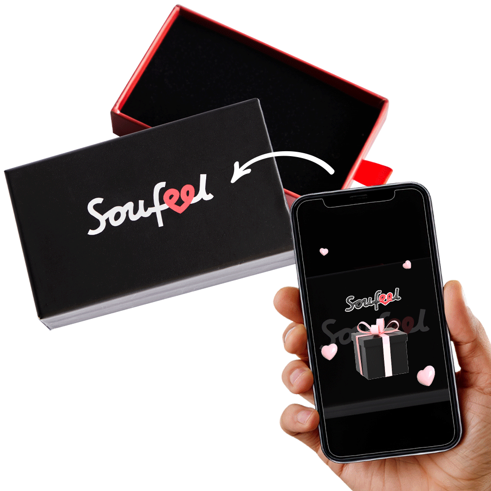 AR View - Soufeel Drawer Box Gift Package Cardboard Gift Box with Sponge - soufeelau