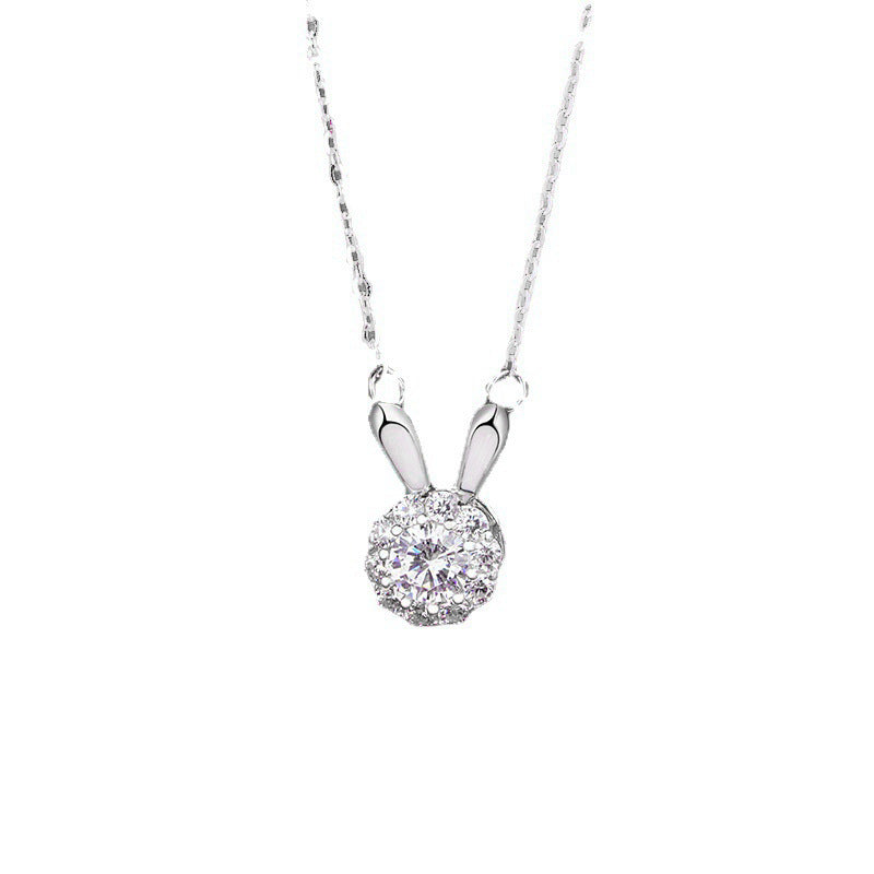 Rotating Bunny Necklace Design Premium Gifts - soufeelau
