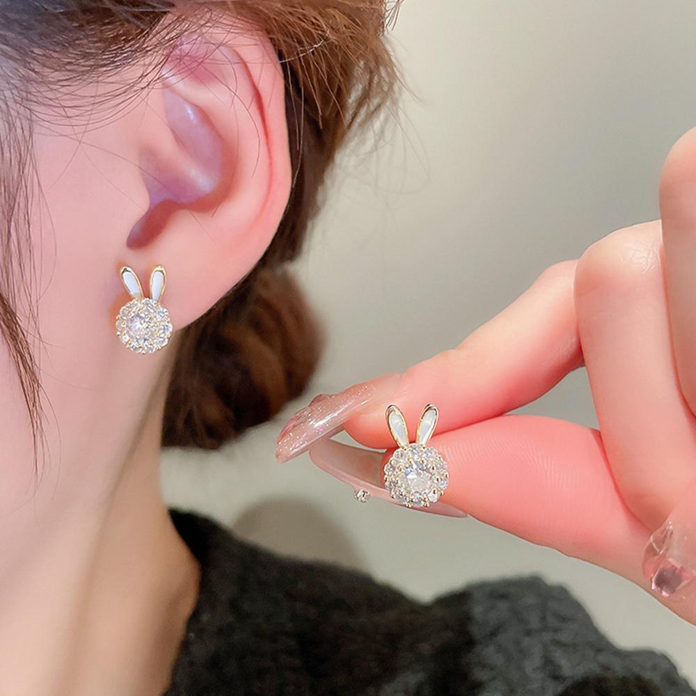 Rabbit Earrings Exquisite Fashion Design Sense Gifts - soufeelau