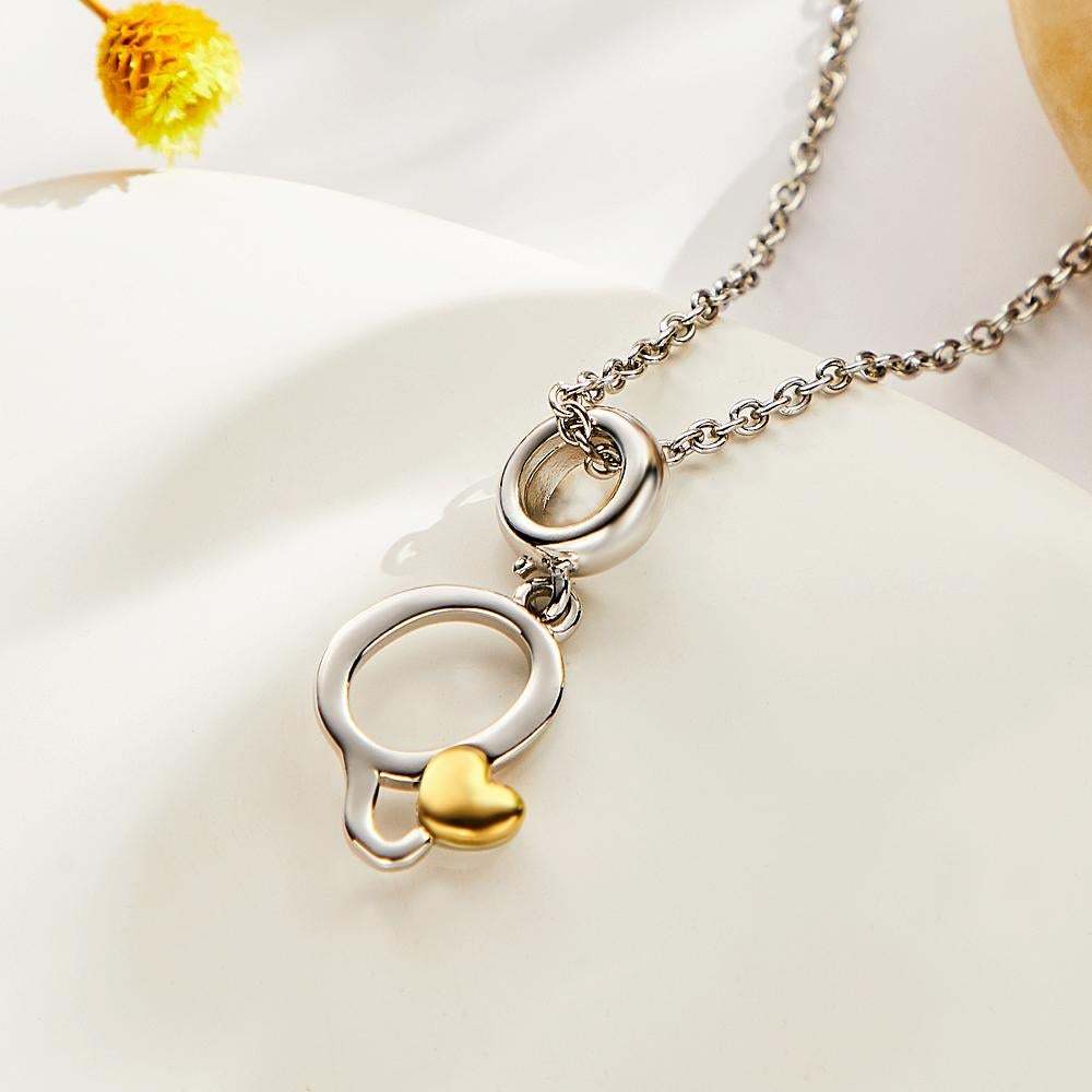 Fashion Letter Necklace Creative Pendant Exquisite Gift - soufeelau