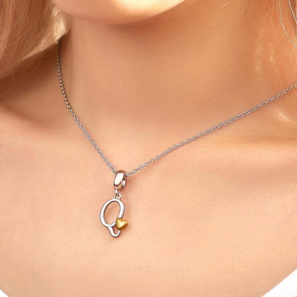 Fashion Letter Necklace Creative Pendant Exquisite Gift - soufeelau