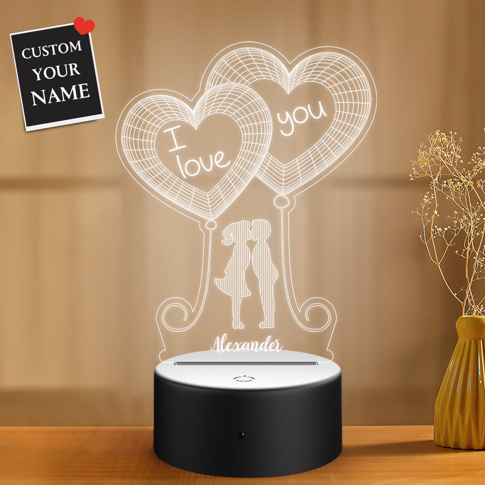 Custom Night Light Gift for Boyfriend Girfriend Valentine's Day - soufeelau