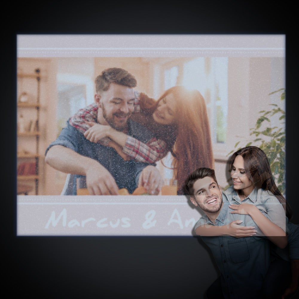 Custom Name Photo Projector Lamp Creative Home Party Decor Atmosphere Light - soufeelau