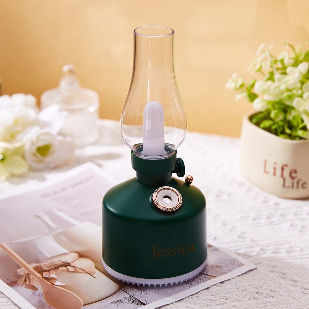 Custom Engraved Night Light Lamp Cool Mist Humidifier for Bedroom - soufeelau