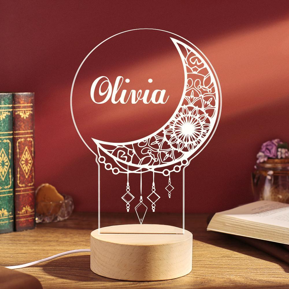 Personalised Dream Catcher Night light Christmas Gift Custom Night Light Home Decor