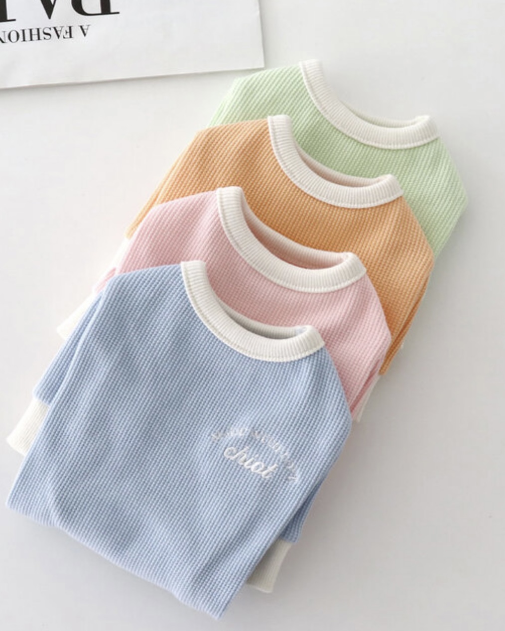 Sherbet Waffle T-Shirt (Blue)