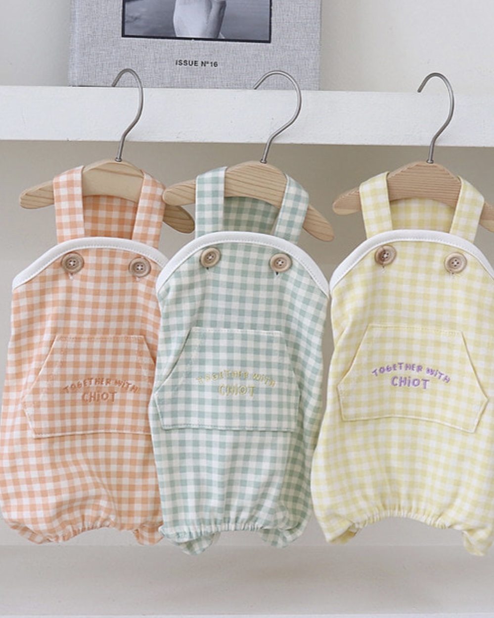 Chiot Together Check All in One Overall (Mint)