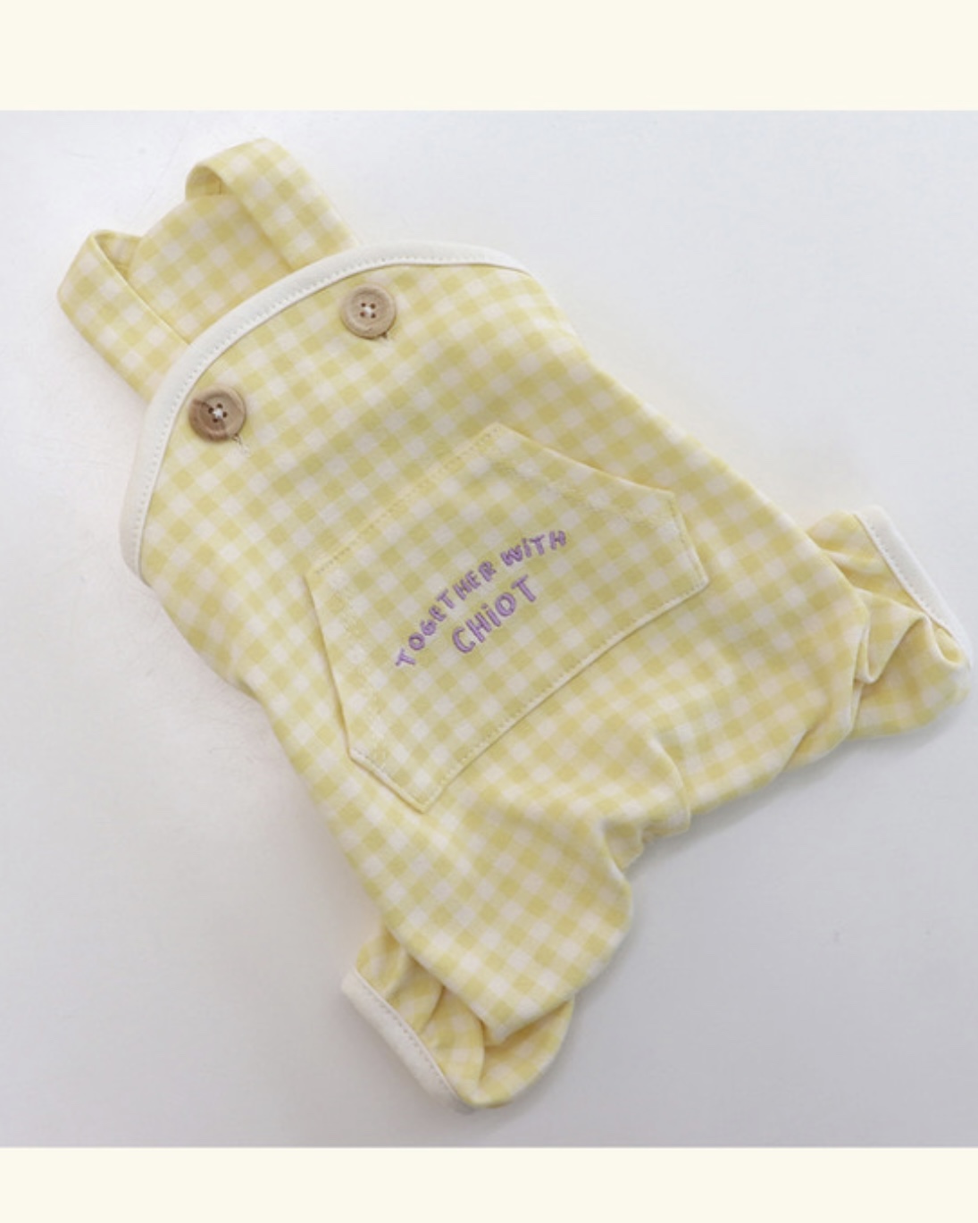 Chiot Together Check All in One Overall (Yellow)