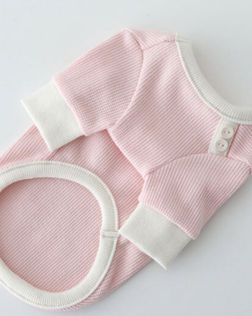 Sherbet Waffle T-Shirt (Pink)