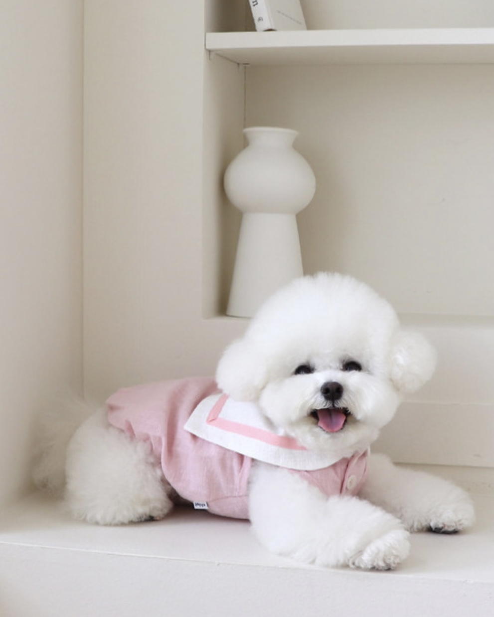 Pastel Linen Cape Top (Pink)