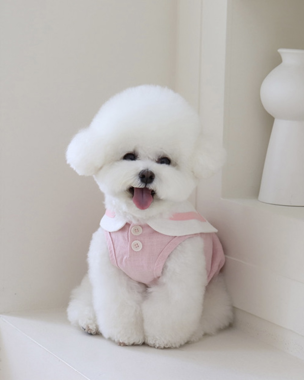 Pastel Linen Cape Top (Pink)