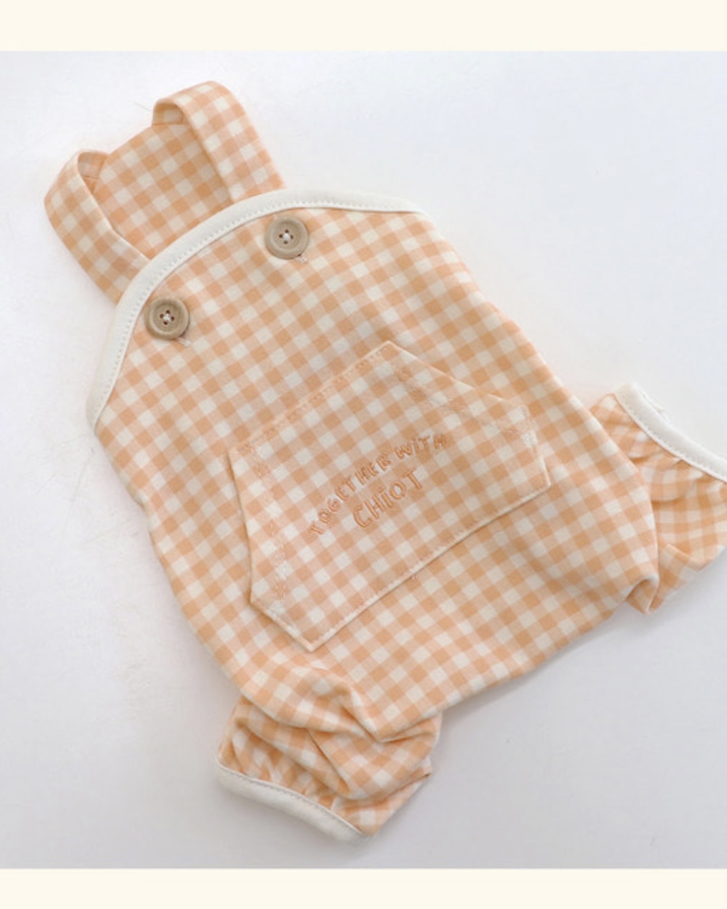 Chiot Together Check All in One Overall (Orange)